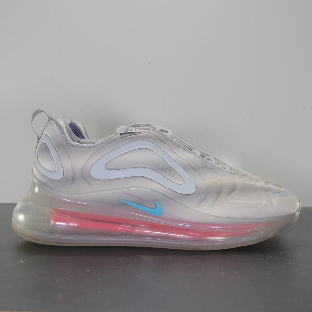 Nike Air Max 720 Gray Yellow Red Women's Sneakers 004528 Size 8.5 Womens/7Youth